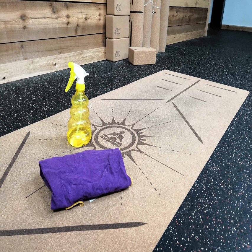 disinfect yoga mat