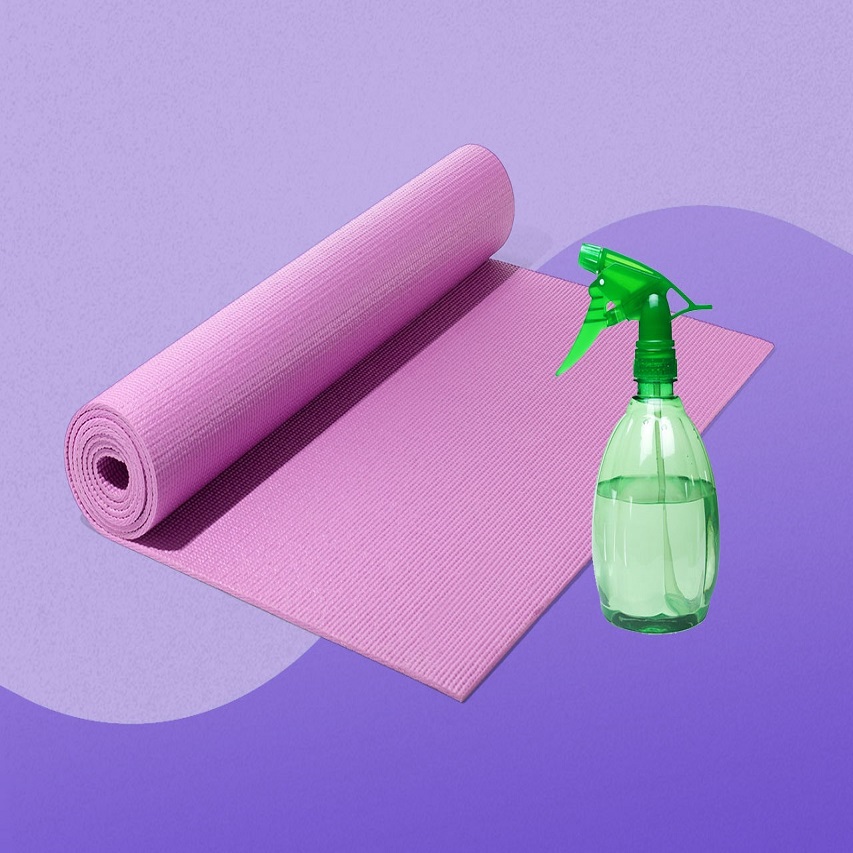 disinfect yoga mat