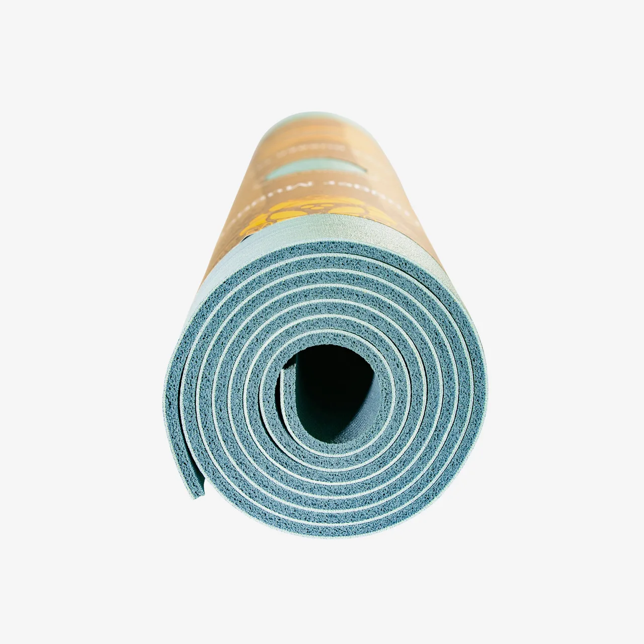 roll a yoga mat