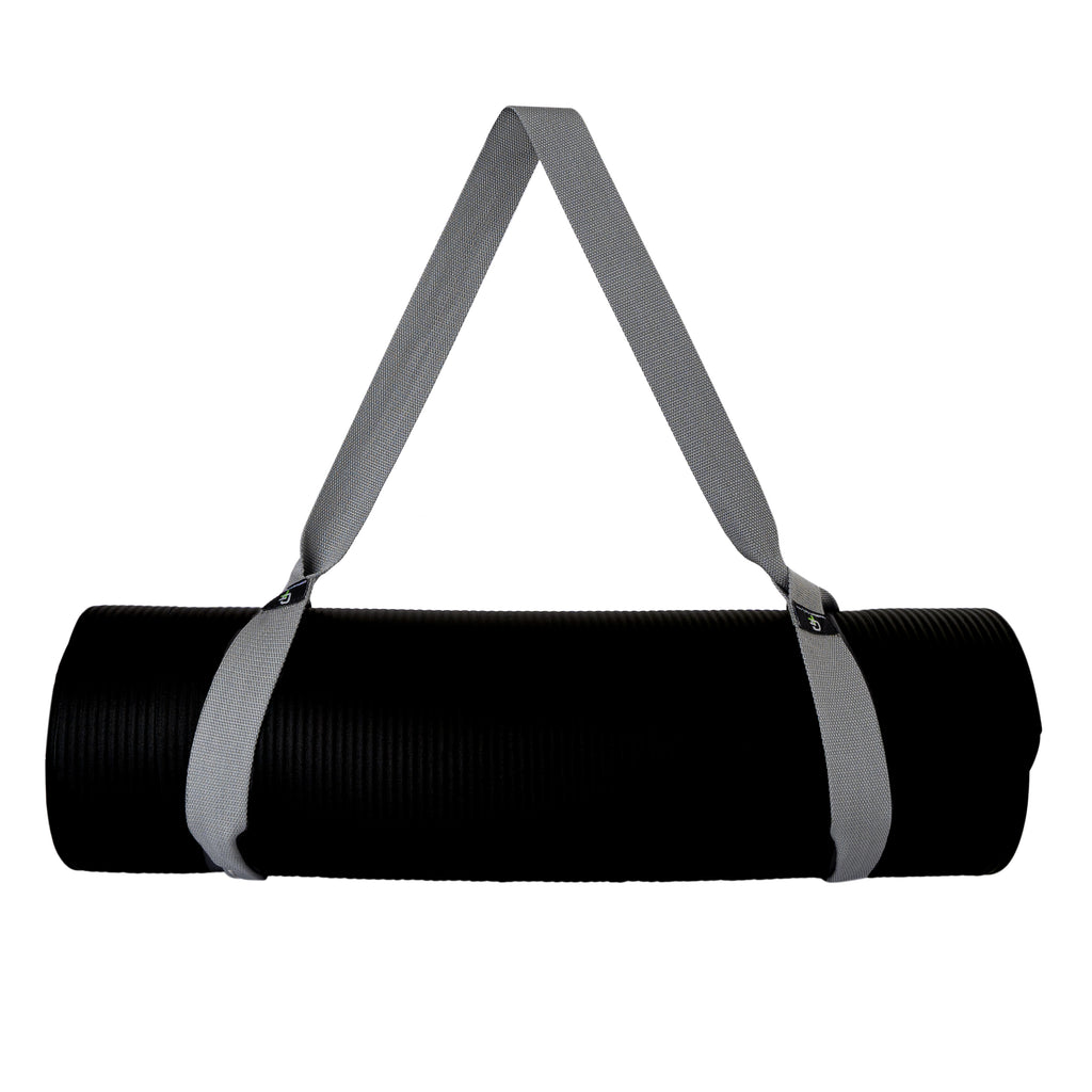 use yoga strap to carry mat