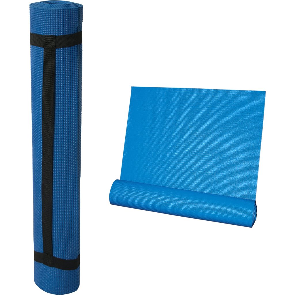 roll up a yoga mat