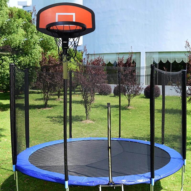 basketball equipment on ground