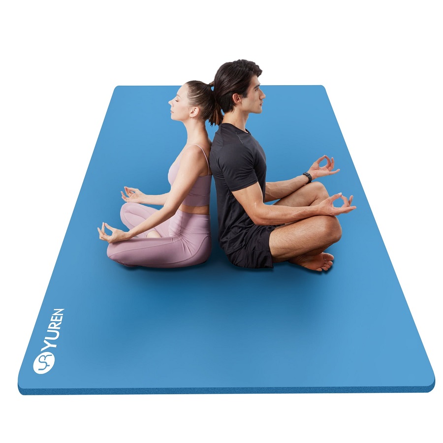 side of yoga mat