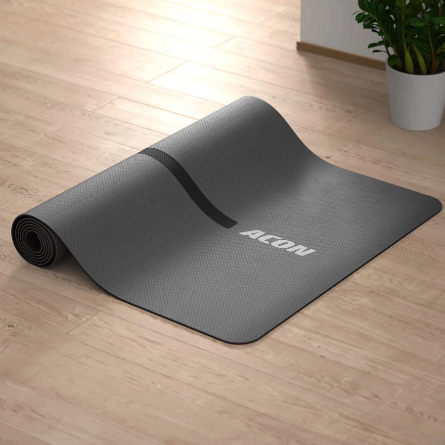 side of yoga mat